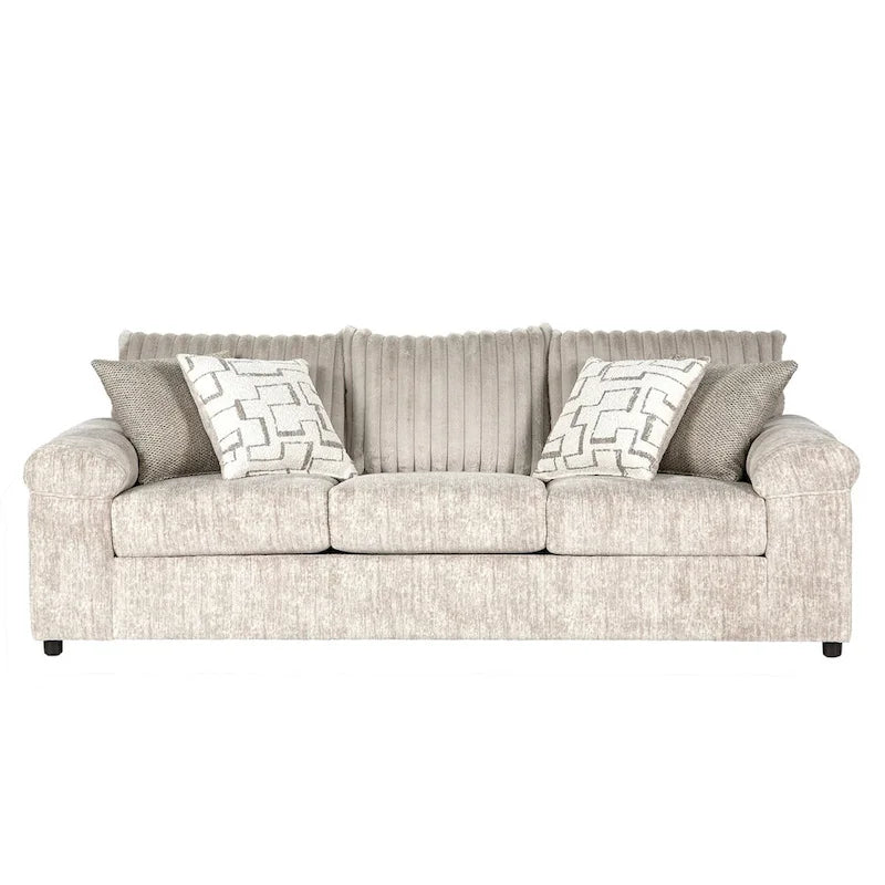 Roundhill Furniture Nason Wide Wale Corduroy Sofa, Loveseat, and Cuddle Chair Collection