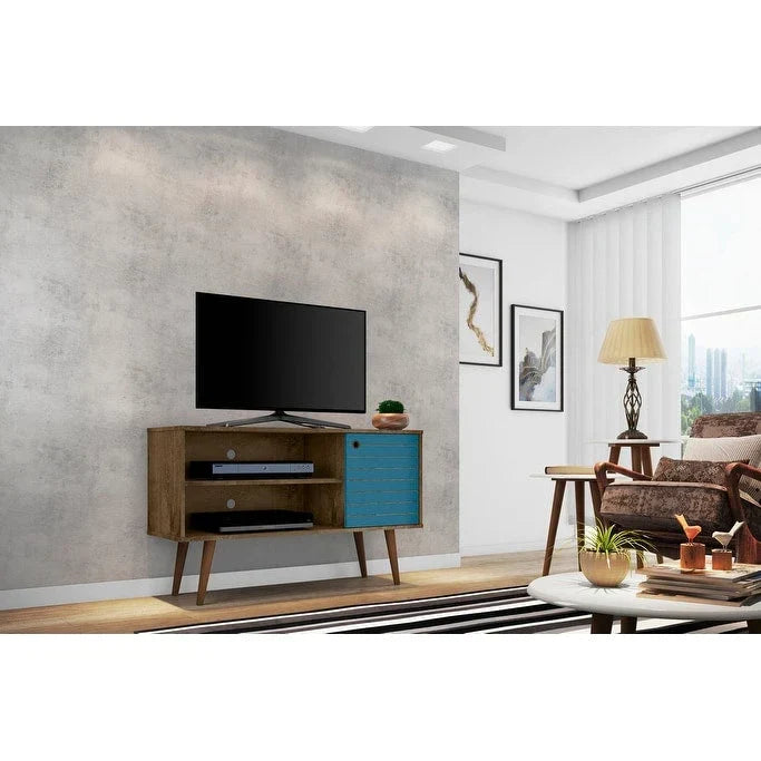 Mid-Century Modern Liberty Dual-Shelf TV Console