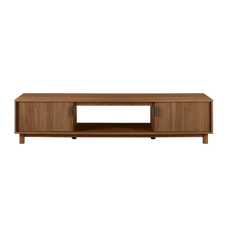 Middlebrook Designs Contemporary 70-Inch TV Stand with Fluted Doors