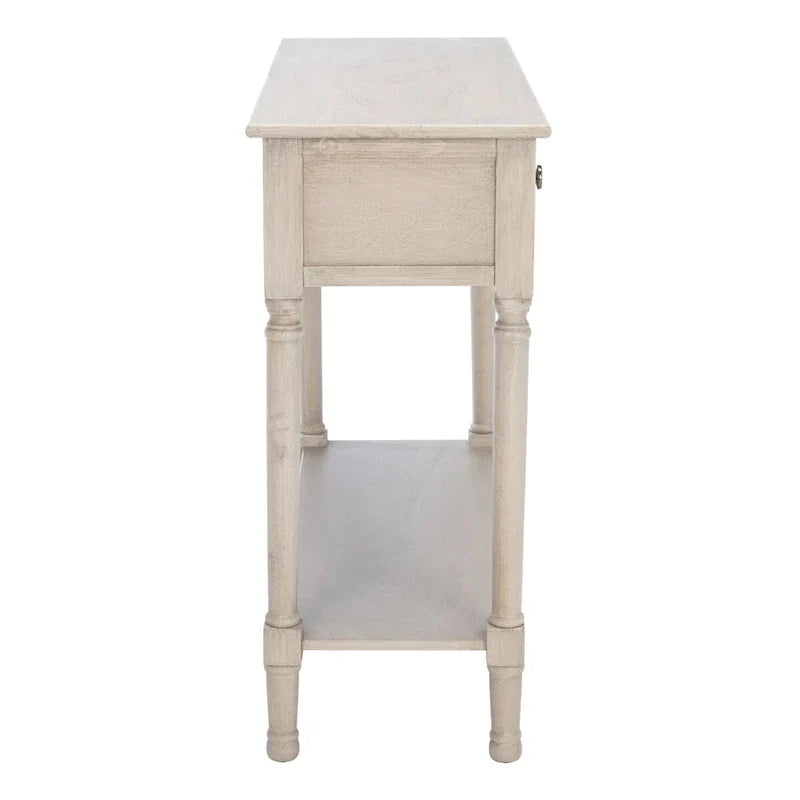 SAFAVIEH Leonia Console Table with 2 Drawers - Dimensions: 35.5" W x 13" L x 29.5" H