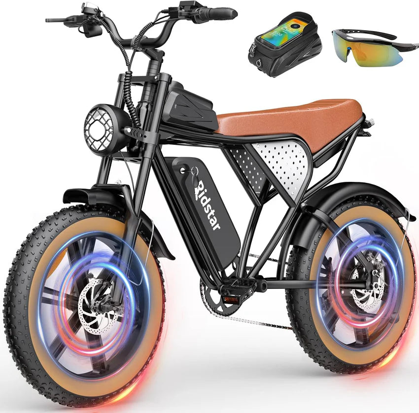 Electric Bike Q20, 2000W, 37Mph, 20" Fat Tires