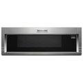 KitchenAid 30-Inch Low Profile Microwave Hood, 1000W, Stainless Steel, Dual LED, 4-Speed Ventilation