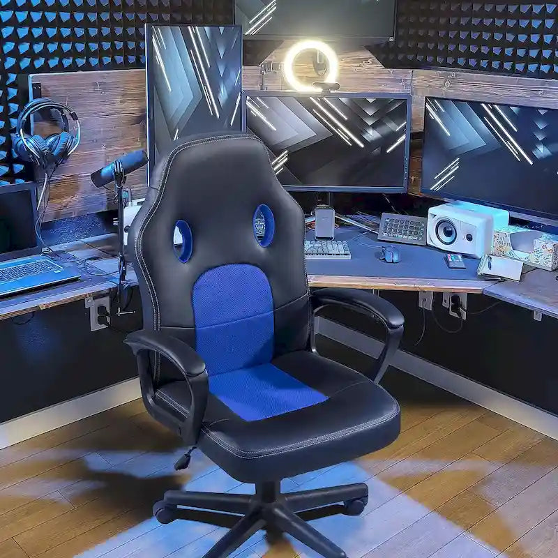 Homall Ergonomic High-Back Leather Gaming and Office Chair