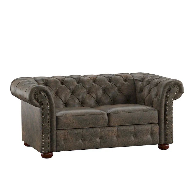 iNSPIRE Q Artisan Knightsbridge Tufted Chesterfield Loveseat