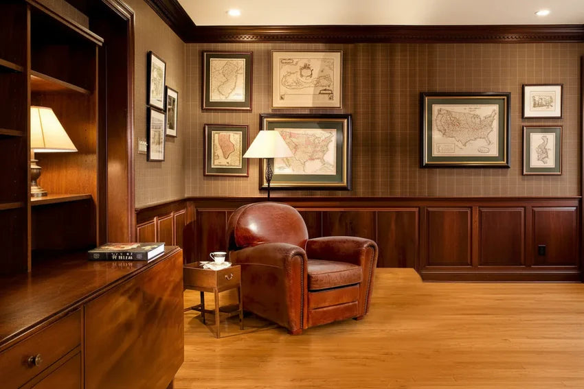 Genuine Leather Paris Club Chair, Brown