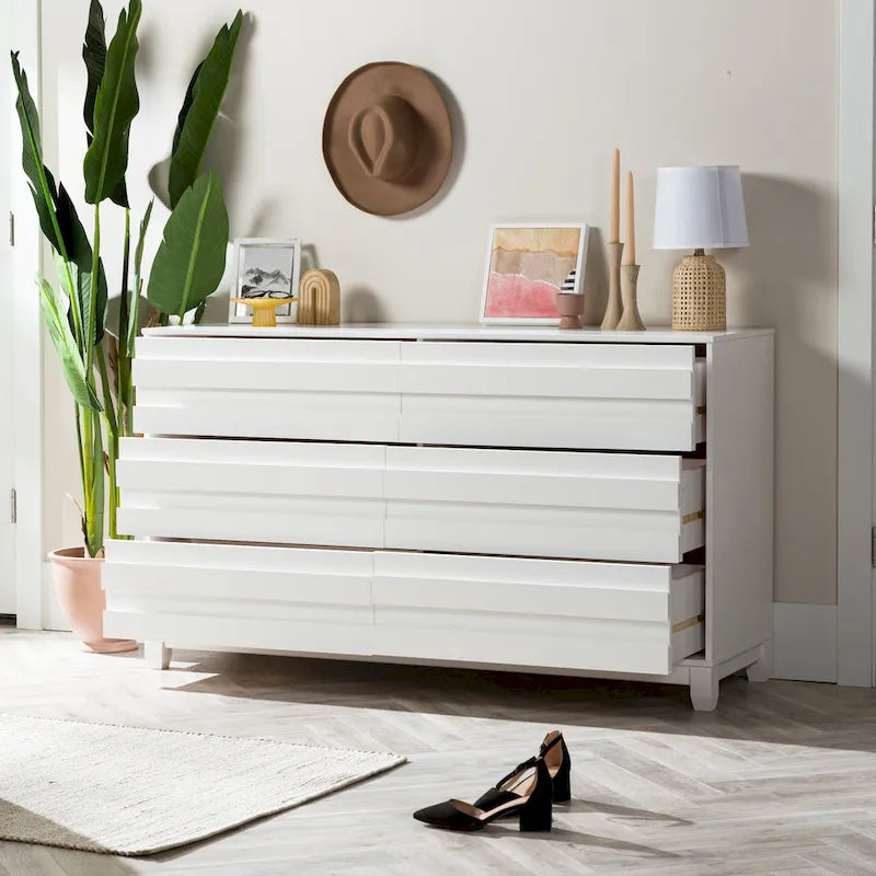 Middlebrook Modern Solid Wood 6-Drawer Chest