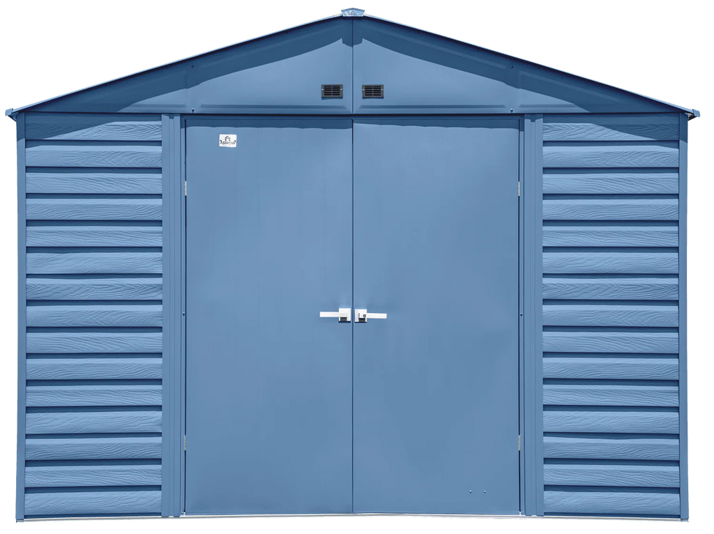 2025 Select Steel Storage Shed, 10x14, Blue Grey