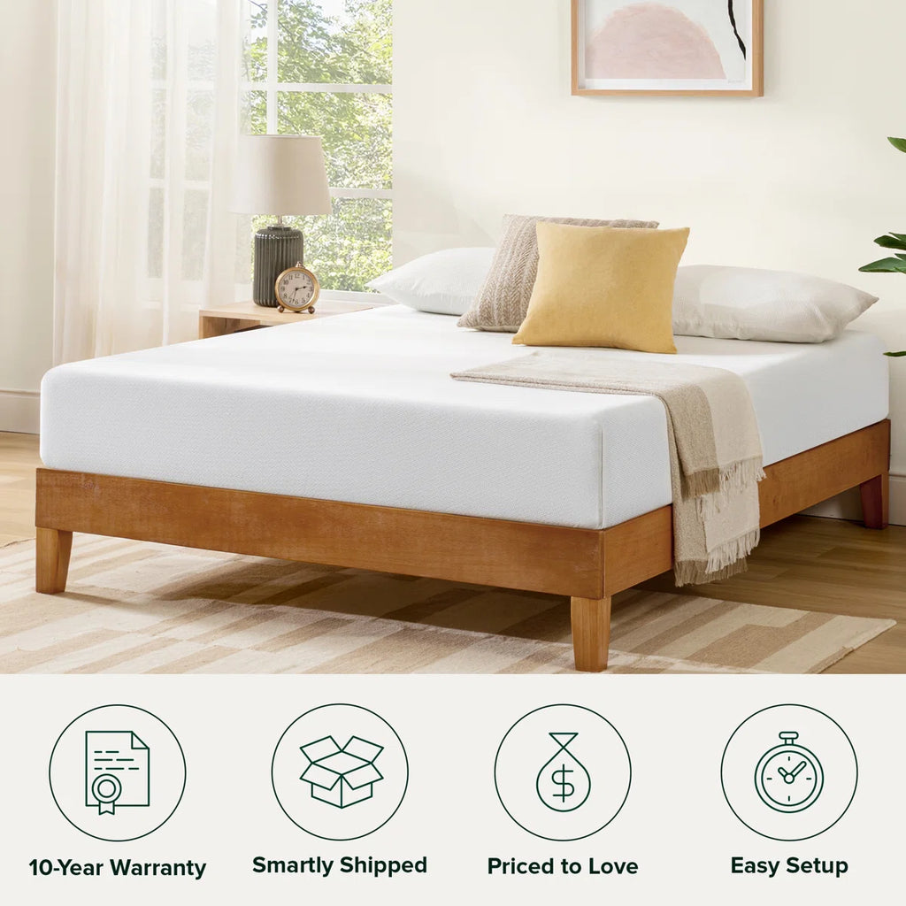 Sleep by Wayfair™ 10" Medium Memory Foam Mattress
