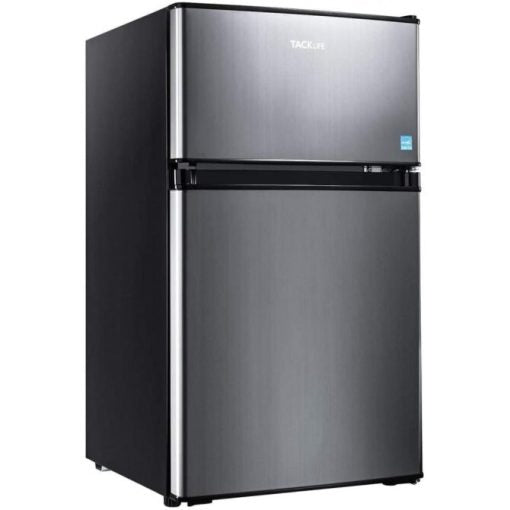 Mini Fridge with Freezer, 3.1 Cu.Ft Small Refrigerator, Compact Refrigerator with LED Light  sgtnighsdesigns