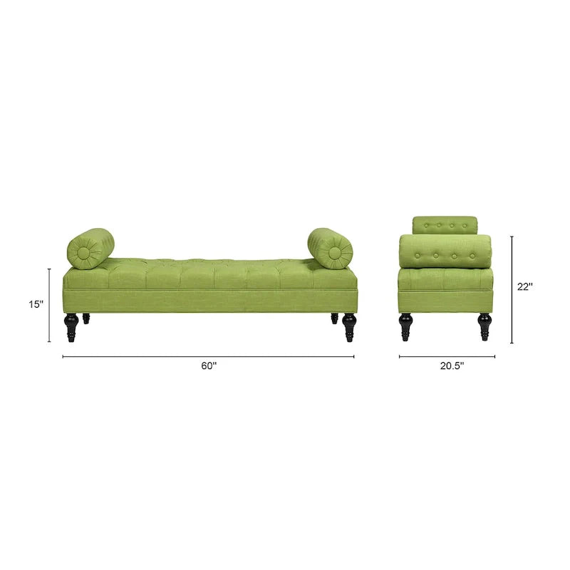 Lewis Bolster Arm Entryway Seat
