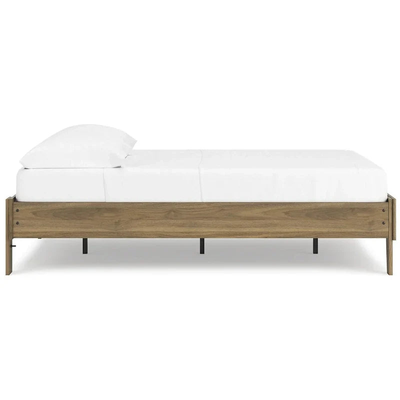 Signature Design by Ashley Deanlow Honey Wood Platform Bed