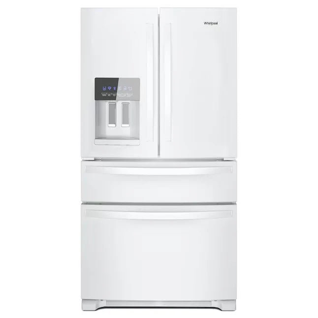 Whirlpool 24.5-cu ft 4-Door French Door Refrigerator with Ice Maker (Fingerprint Resistant Stainless Steel) ENERGY STAR
