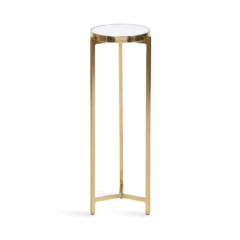Kate and Laurel Aguilar Glamorous Drink Table - 9x9x23 Inches