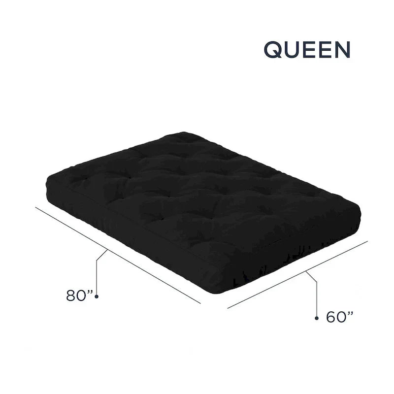 Loosh Home 10-Inch Gel Memory Foam Queen Futon Mattress
