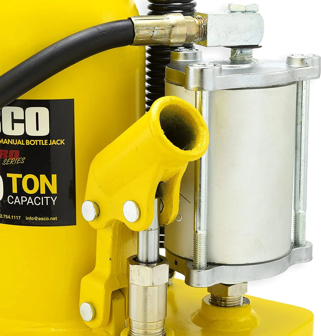 30 Ton Pro Series Air Hydraulic Bottle Jack �� Heavy Duty Lifting for Automotive and Industrial Use