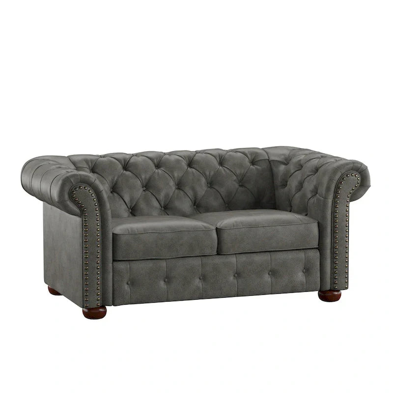 iNSPIRE Q Artisan Knightsbridge Tufted Chesterfield Loveseat