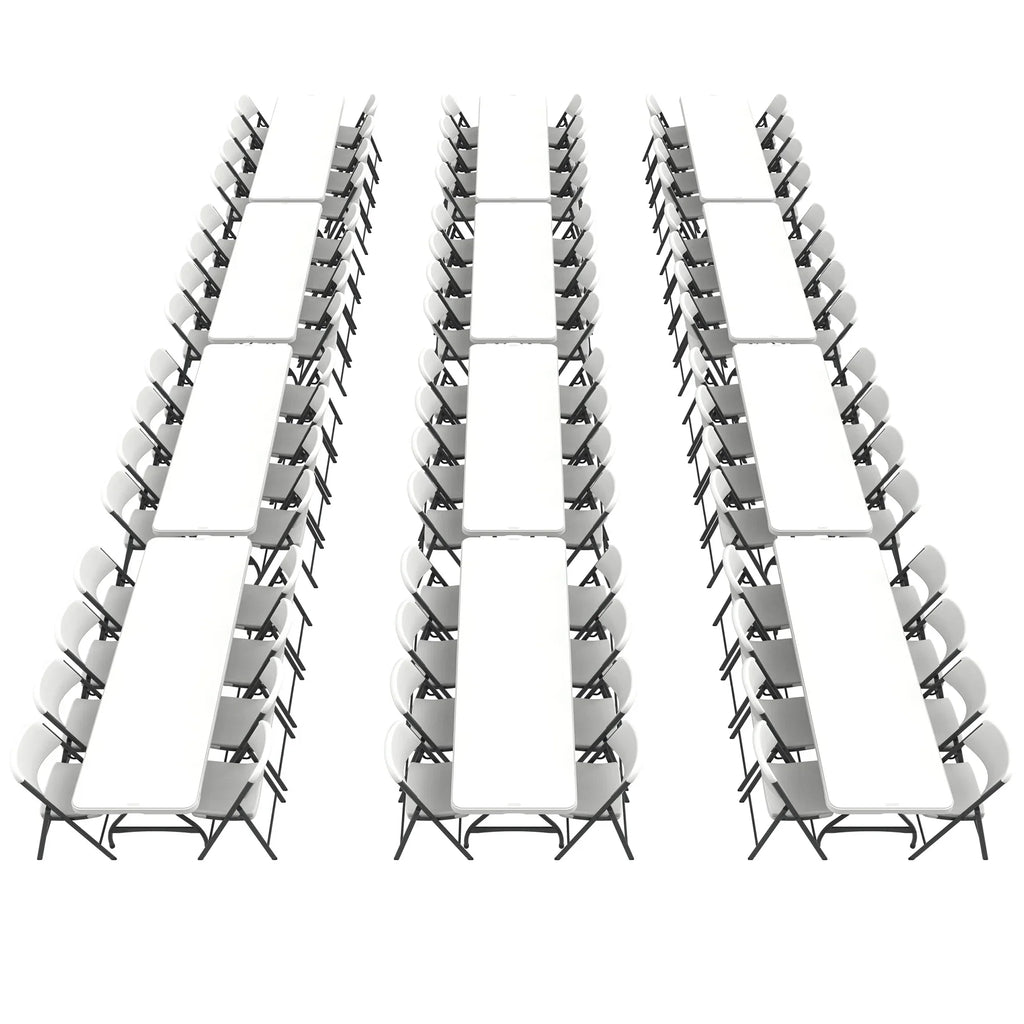 Lifetime Folding Table and Chair Set - Pack of 108