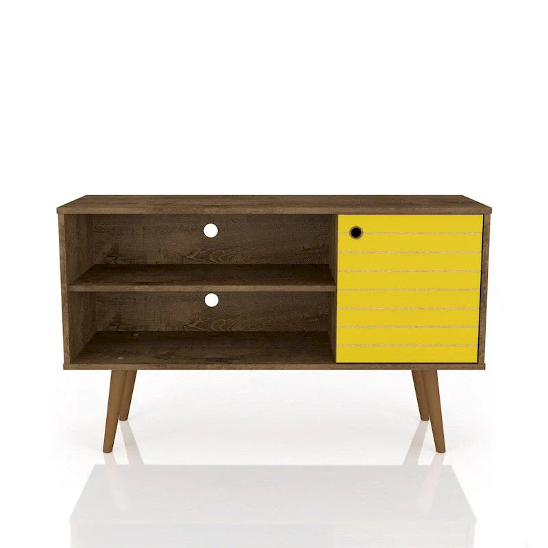 Mid-Century Modern Liberty Dual-Shelf TV Console