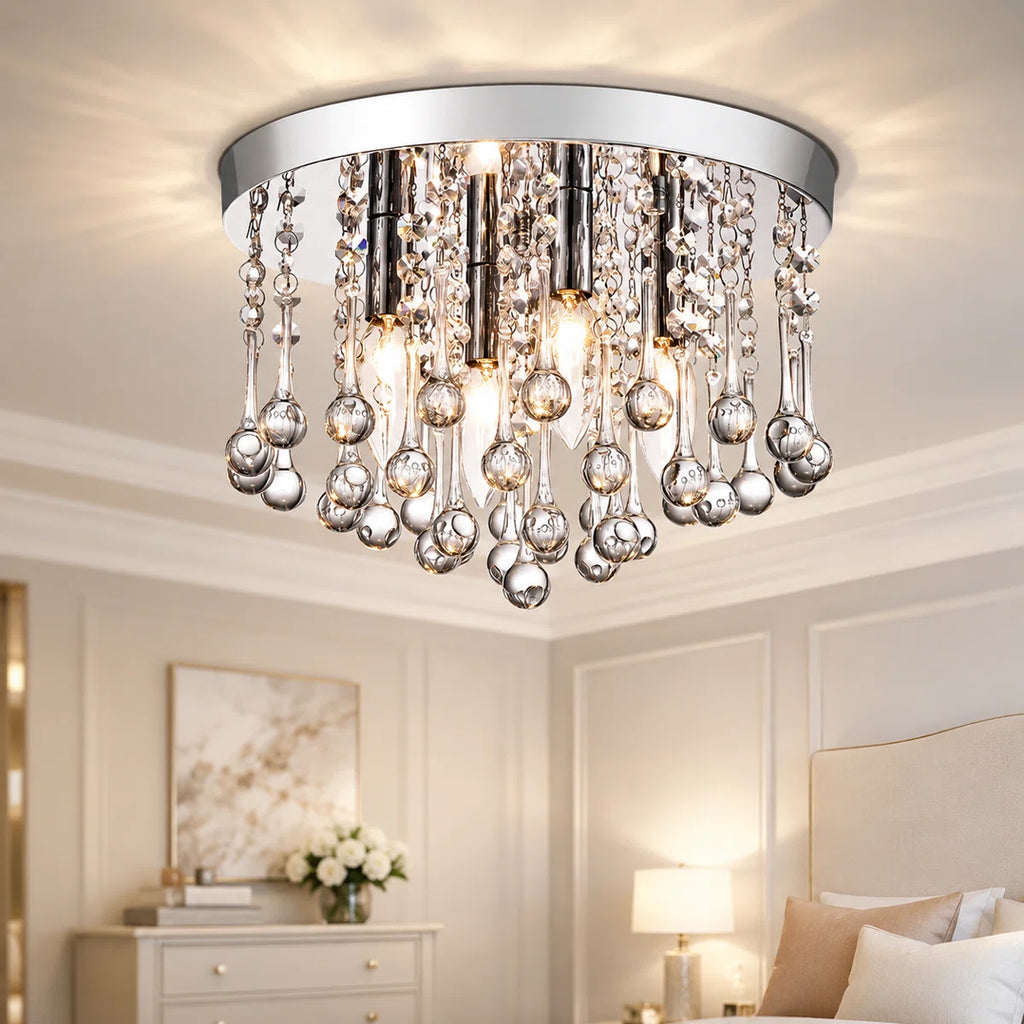 Theodora 11.8" W 4-Light Dimmable Flush Mount