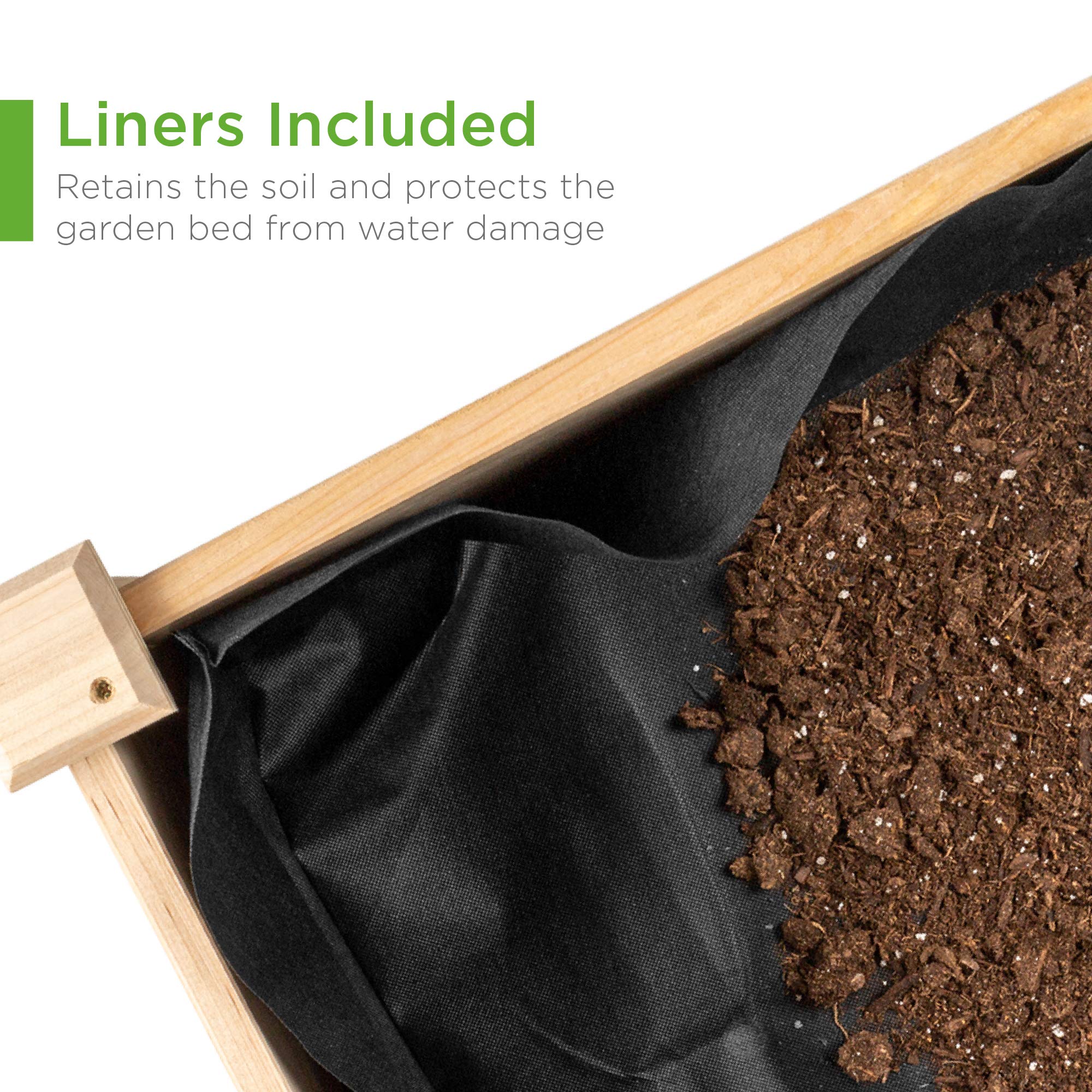 Best Choice Products Raised Garden Bed 48x24x32