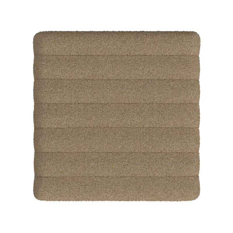 HomePop Contemporary Channel-Designed Ottoman