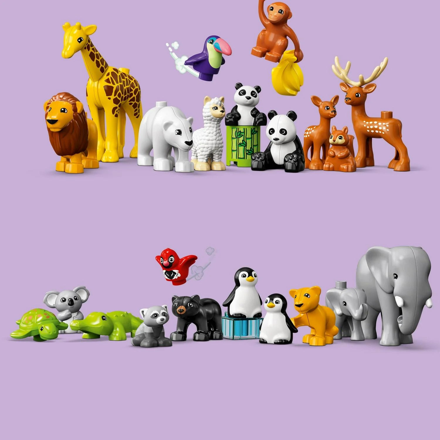 DUPLO Wild Animals of the World 10975 Building Toy Set (142 Pieces)