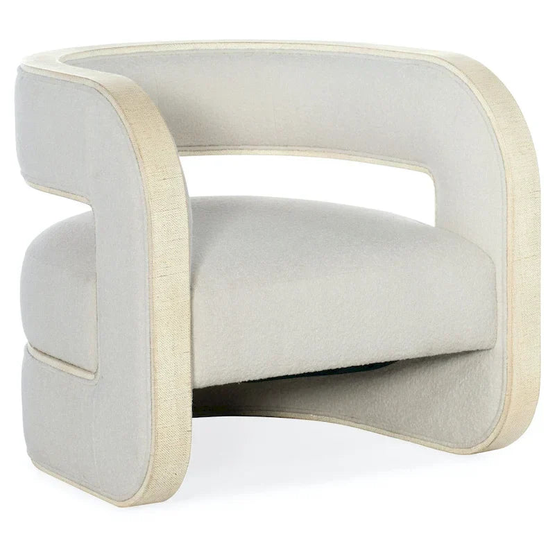 Hooker Furniture Cascade 28-Inch Modern Zen Upholstered Accent Chair