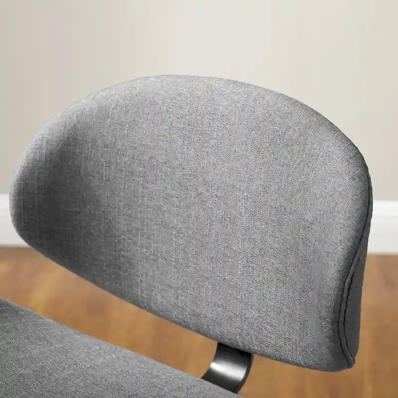 Mid-Century Modern Adjustable Office Chair with Swivel & Casters