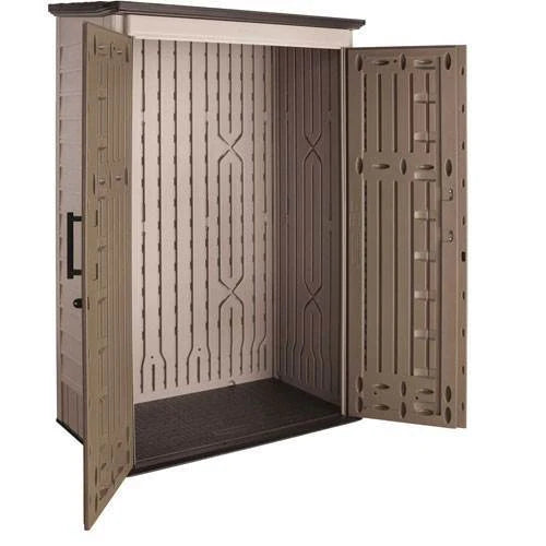 2025 Rubbermaid Outdoor Storage Shed, 52 Cu.Ft., Weather-Resistant, Lockable Doors