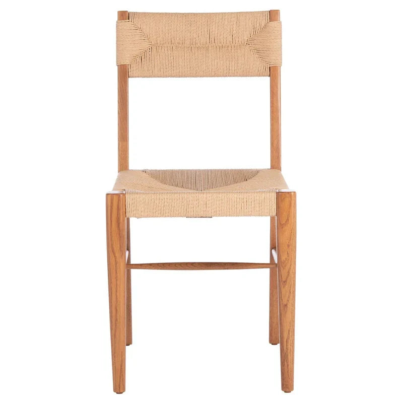 SAFAVIEH Couture Shazia Rattan Dining Chair Set (2 Pieces) - Dimensions: 16.3" W x 21.3" L x 34" H