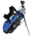 PGA Tour Right-Handed 10 Piece Kids Golf Club Stand Bag Set; Player Height 4'8 - 5'2", Ages 8-12