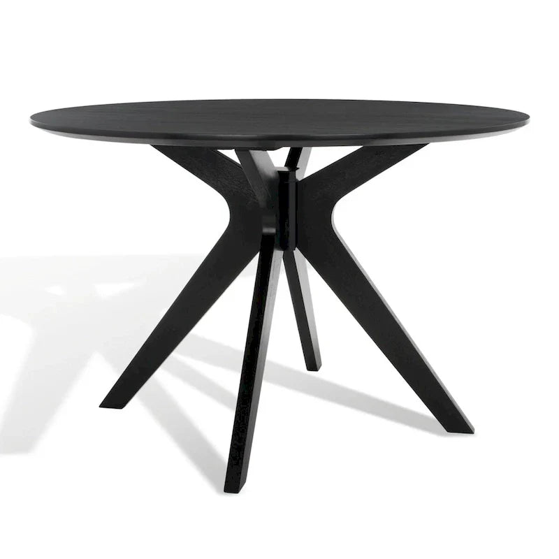 SAFAVIEH Couture Meiko 46-Inch Round Dining Table - Dimensions: 46" W x 46" D x 30" H