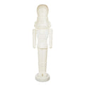 Holiday Time Animated White Nutcracker Blow Mold, 75-Inch, LED Lights & Music, Christmas Decoration