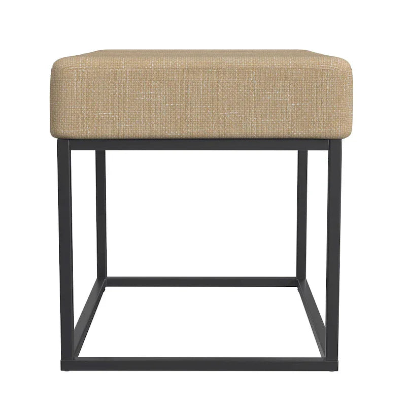 HomePop Theodore Upholstered Ottoman