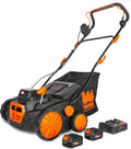 WEN DT1516 16-Inch 15-Amp 2-in-1 Electric Dethatcher and Scarifier with Collection Bag
