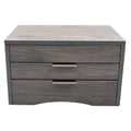 Rustic Grey Wooden Jewelry Box