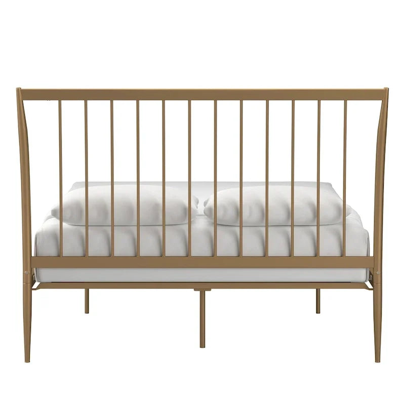iNSPIRE Q Bold Parkcrest Gold Metal Bed