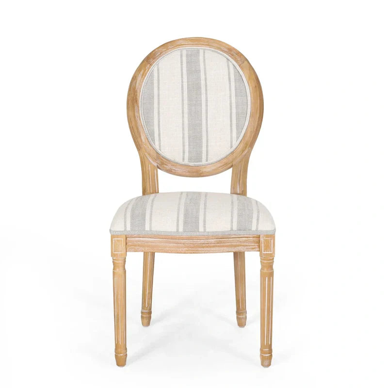 Set of 2 Phinnaeus French Country Fabric Dining Chairs by Christopher Knight Home