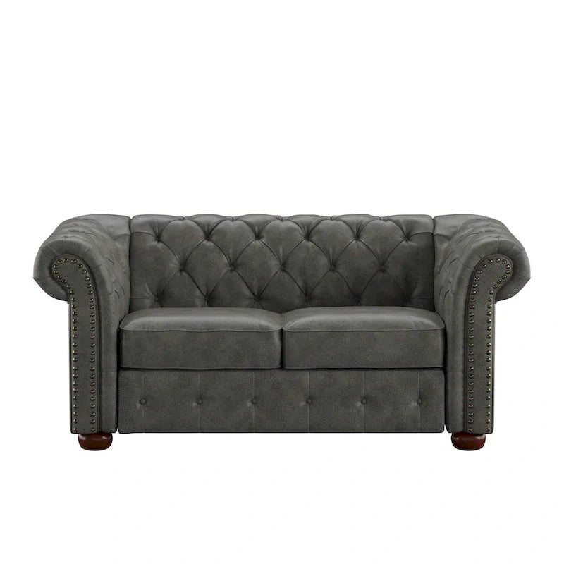 iNSPIRE Q Artisan Knightsbridge Tufted Chesterfield Loveseat