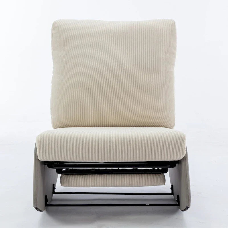 GDFStudio Contemporary Rocking Recliner with Footrest