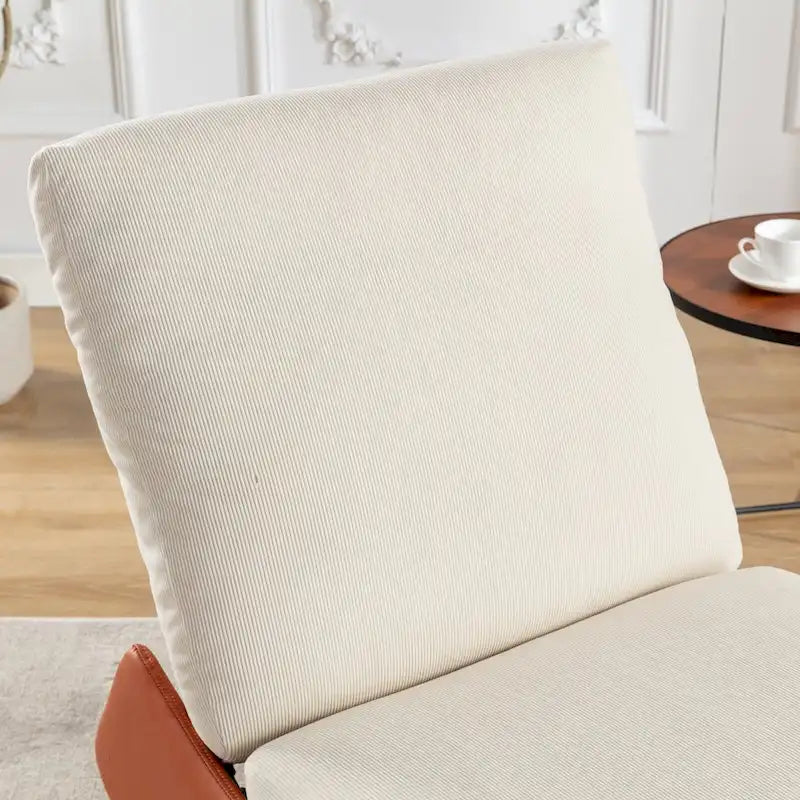 GDFStudio Contemporary Rocking Recliner with Footrest