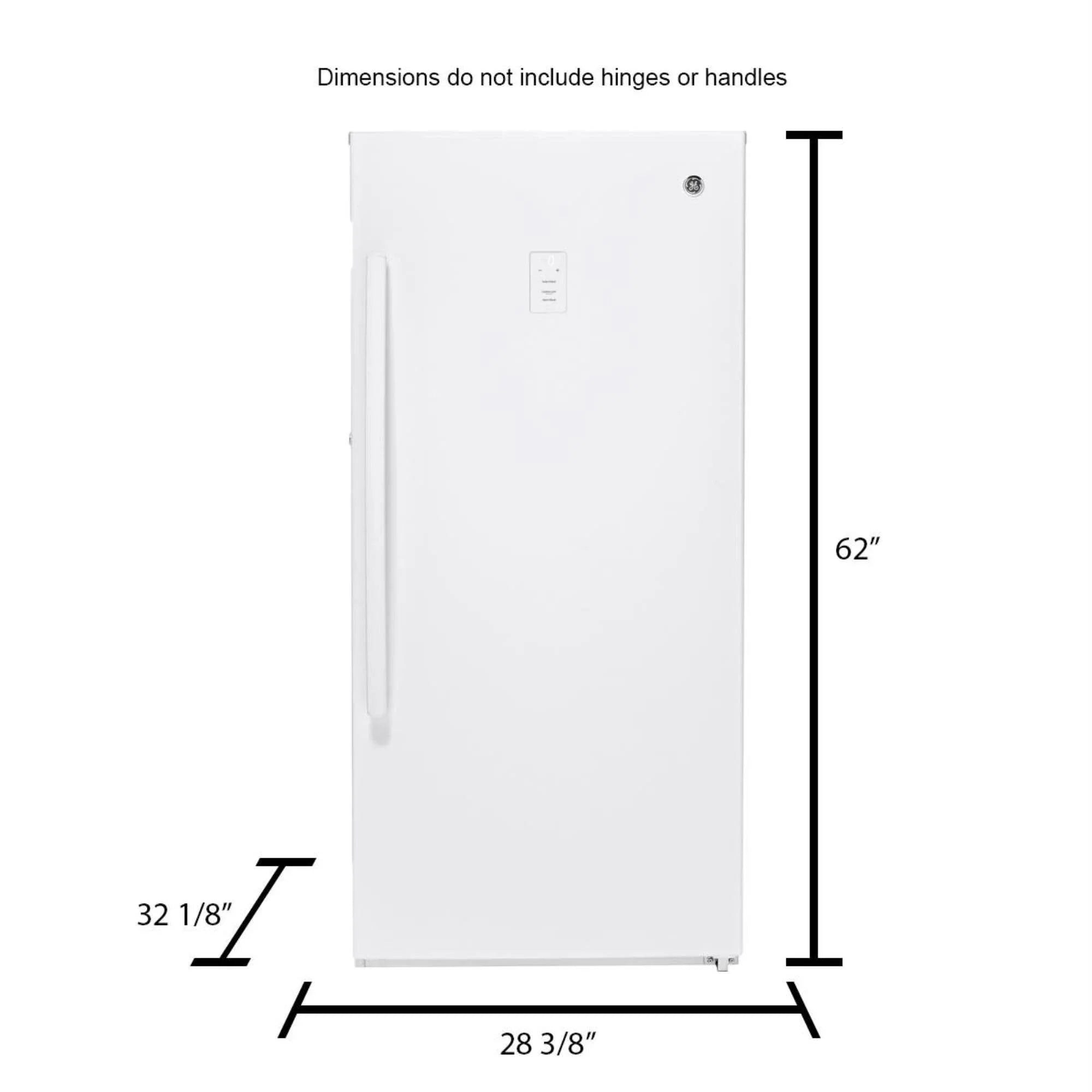 14.1 Cu. ft. White Frost-free Upright Freezer