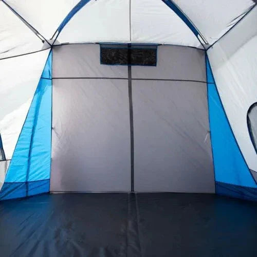 Family cabin tent for 16 people with 3 rooms and 3 entrances