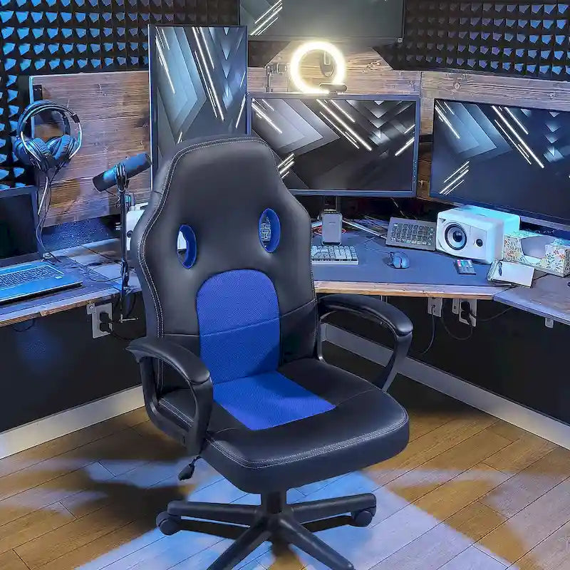 Homall Ergonomic High-Back Leather Gaming and Office Chair