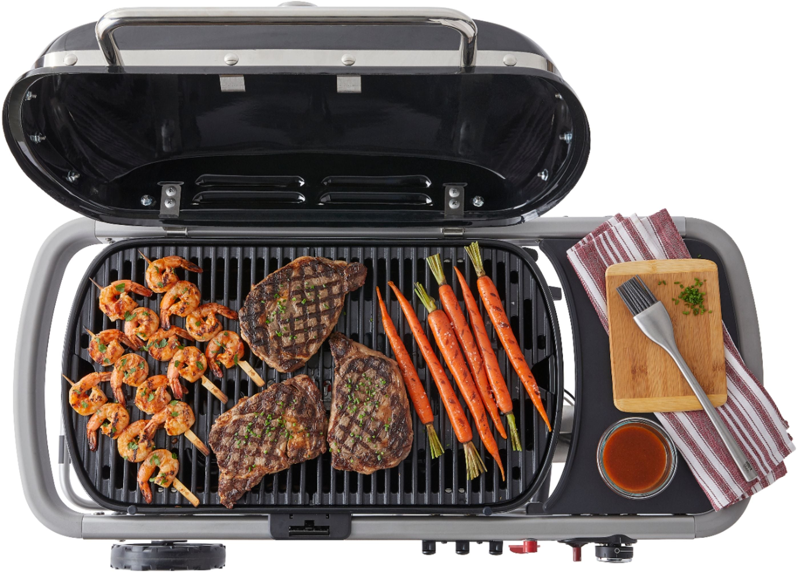 2025 Weber – Traveler Portable Gas Grill – Black