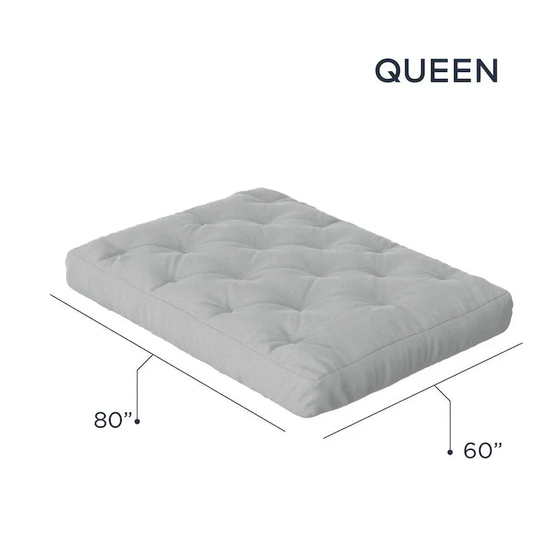 Loosh Home 10-Inch Gel Memory Foam Queen Futon Mattress