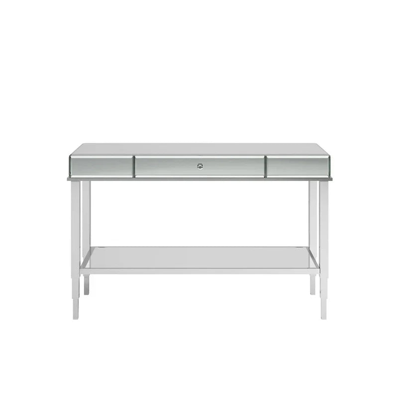 iNSPIRE Q Bold Camille Mirrored Console Table TV Stand with Drawer