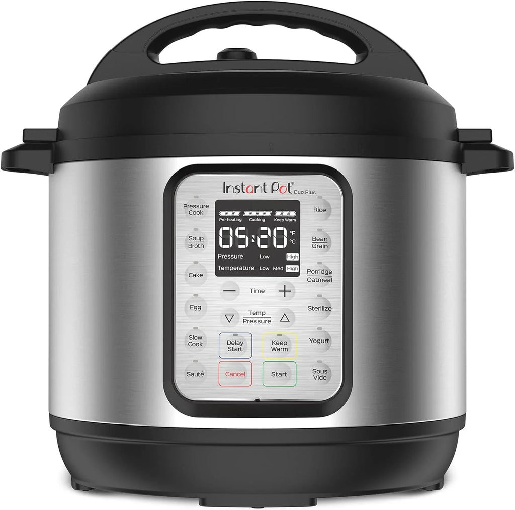 Instant Pot Duo Plus 9-in-1 multi-function cooker, pressure cooker, slow cooker, rice cooker, steamer, stir-fry