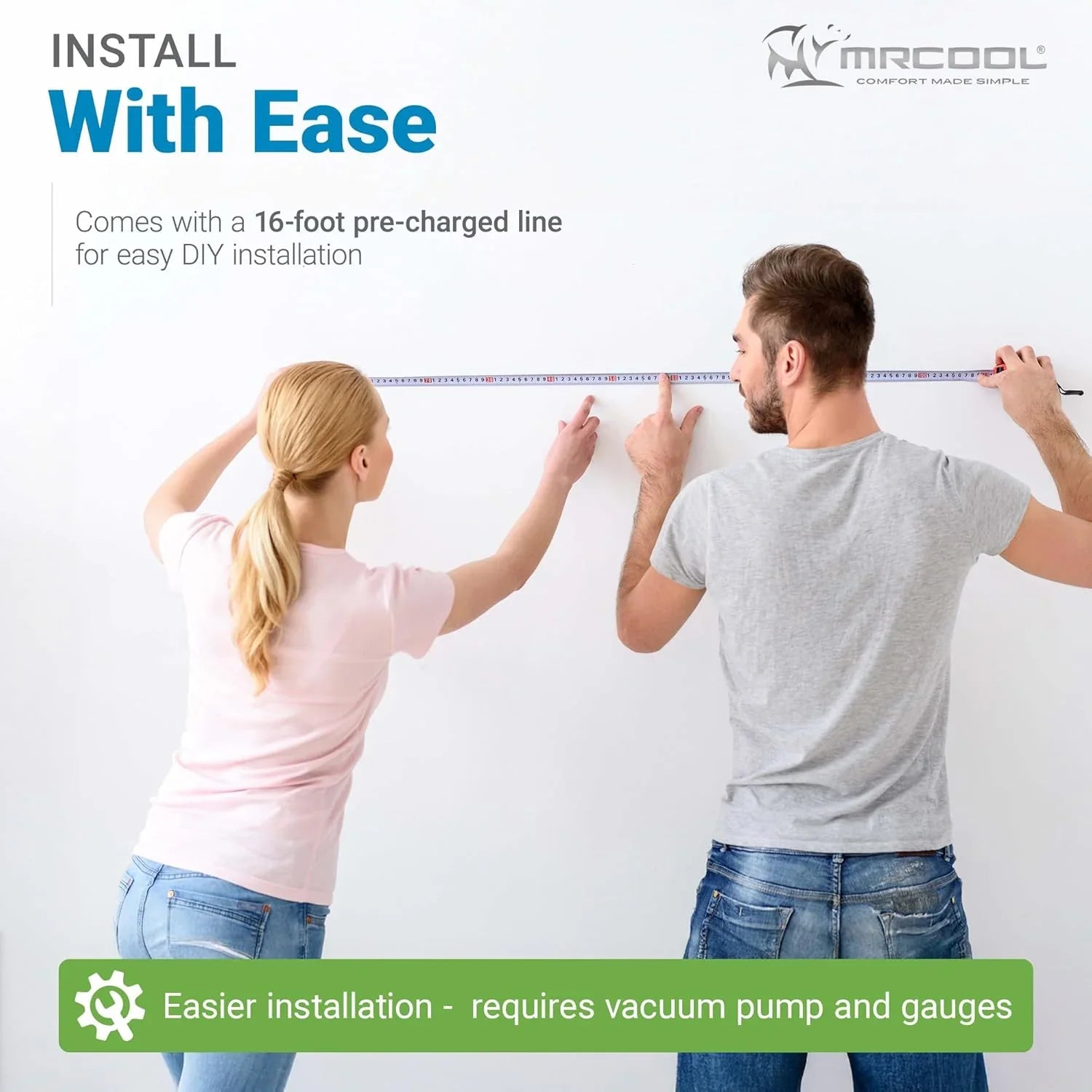 MRCOOL 24000 BTU 230V Ductless Inverter Mini Split Air Conditioner & Heat Pump System, Easy Pro Series - Wall-Mounted AC Unit w/Heating and Cooling for Home, Office & Commercial Space