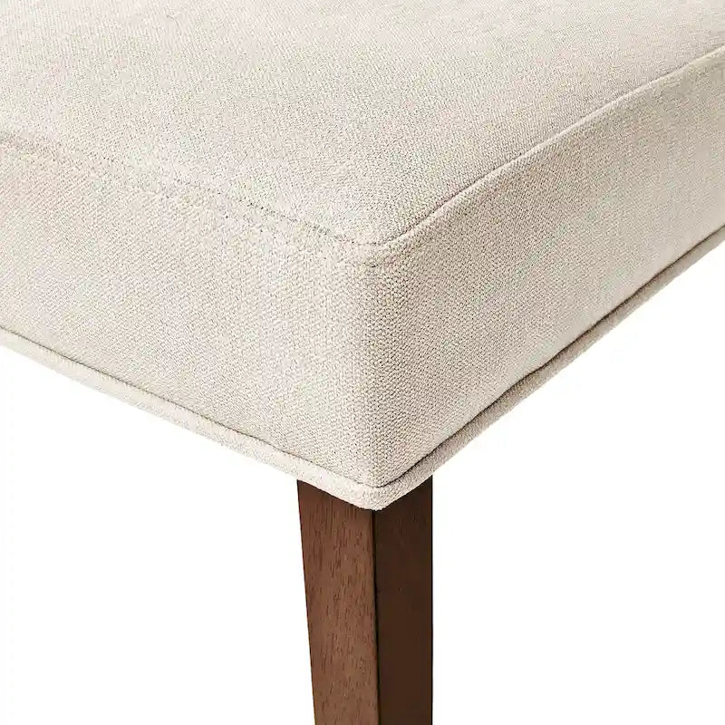 Set of 2 Chastin Farmhouse Upholstered Dining Chairs in Rubberwood by Christopher Knight Home